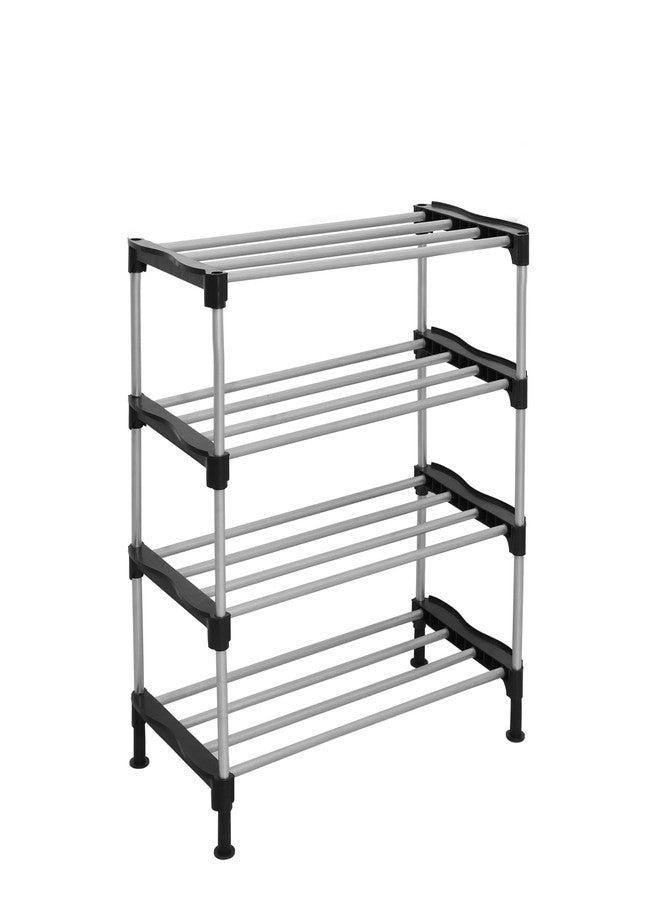 Primax Multipurpose Kitchen Storage Rack with Shoe Rack for Home/Shelf for Kitchen/Bathroom Organizer - 4 Tier (APS-874-S4-P1 - Apex) - Image 1